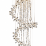 LED Luster Amanda — Kristalno staklo