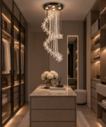 LED Luster Amanda — Kristalno staklo - Слика 2