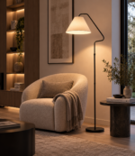 Podna Lampa Lambader 12046 — Bela - Слика 2