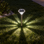Solarna Baštenska Lampa Kristal MX802 — Set od 4 - Слика 2