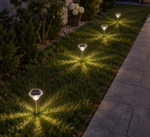 Solarna Baštenska Lampa Kristal MX802 — Set od 4 - Слика 3