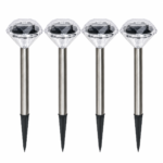 Solarna Baštenska Lampa Kristal MX802 — Set od 4