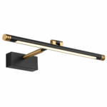 VESTA 497 ZIDNA LAMPA LED 9W 3000K CRNA/ZLATO